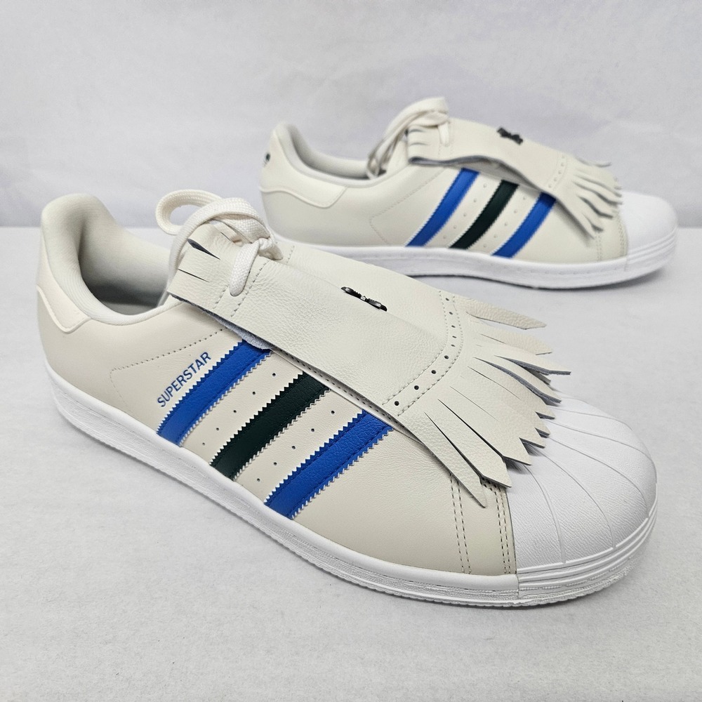 Adidas Superstar Golf SL Spikeless Shoes IH2500 White Green Blue Men's Size 11.5